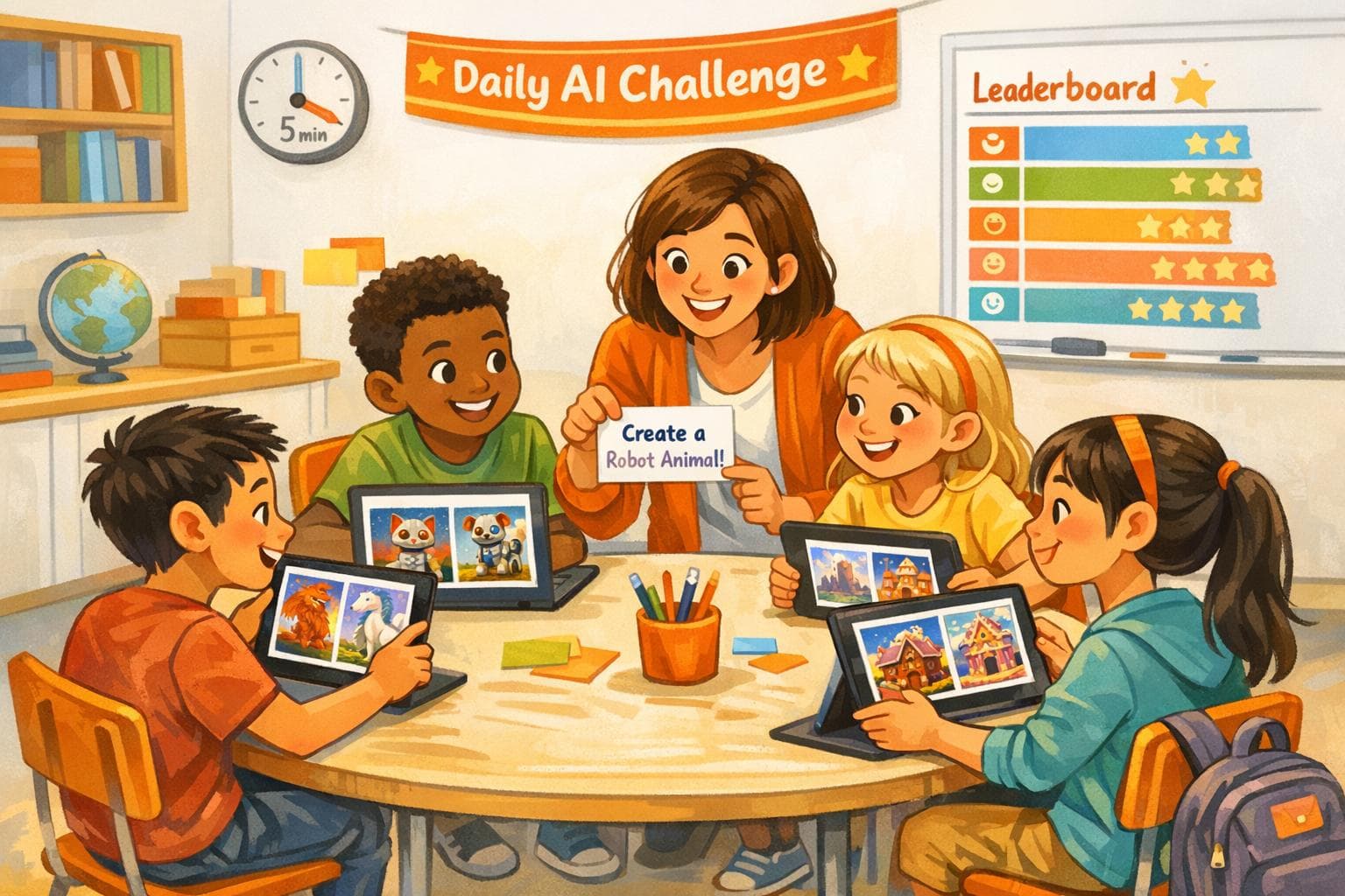 How to Set Up a Daily AI Challenge for Students